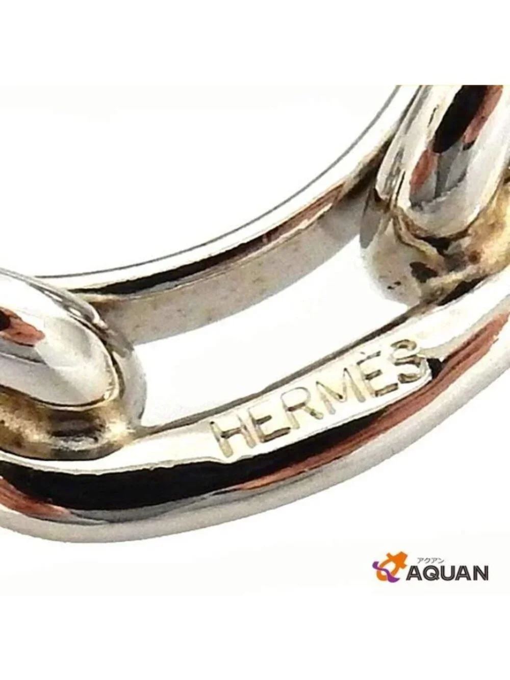 Hermes Chaine D'ancre Scarf Ring Silver - Picture 3 of 3